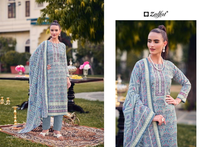 Hakoba 550 By Zulfat Summer Special Printed Cotton Dress Material Wholesale Price In Surat
